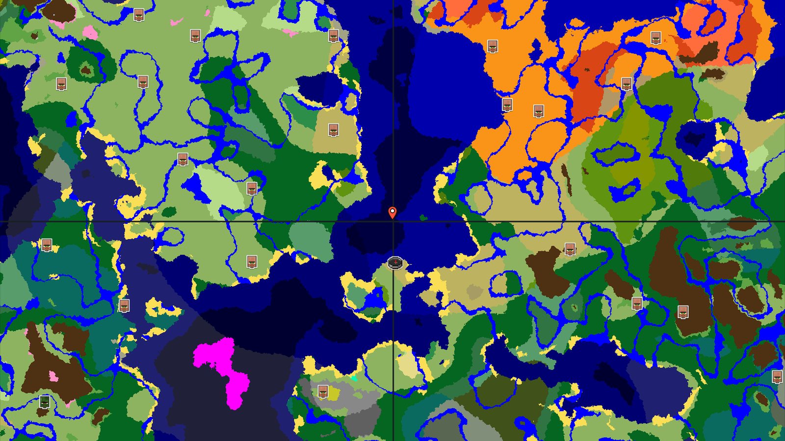 Savanna Spawn with a Close Nether Fortress — Minecraft seed preview