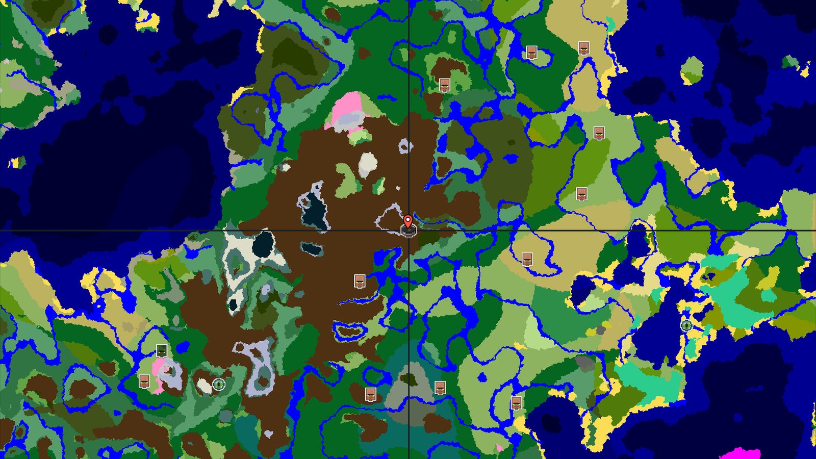 Spawn in a Birch Forest with Nearby Mountains and Dungeons — Minecraft seed preview