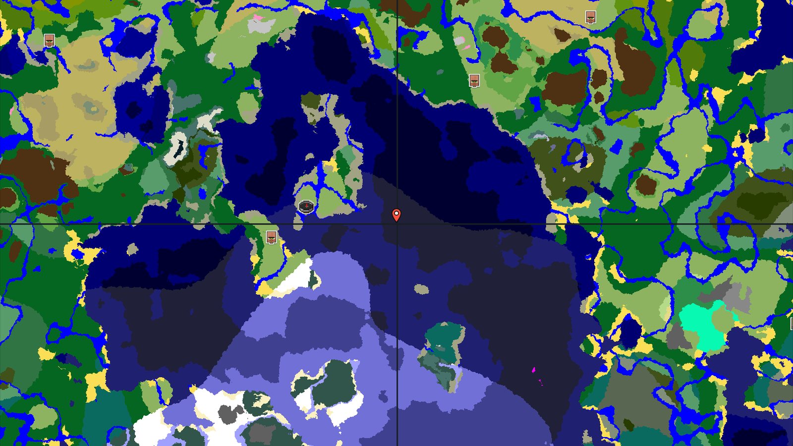 Coastal Plains Start with Nearby Ocean Structures — Minecraft seed preview