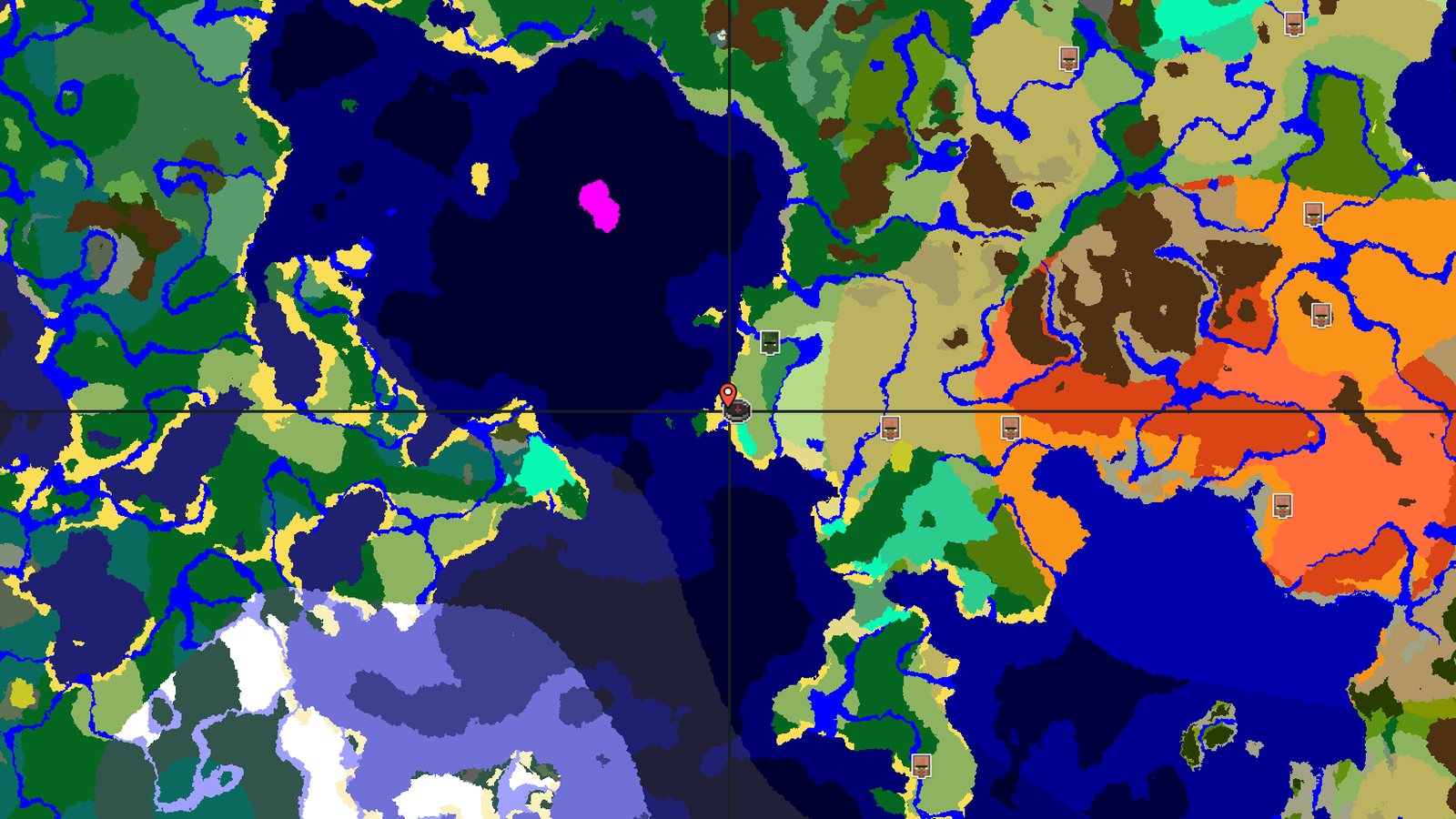 Flower Forest with an Abandoned Village Nearby — Minecraft seed preview