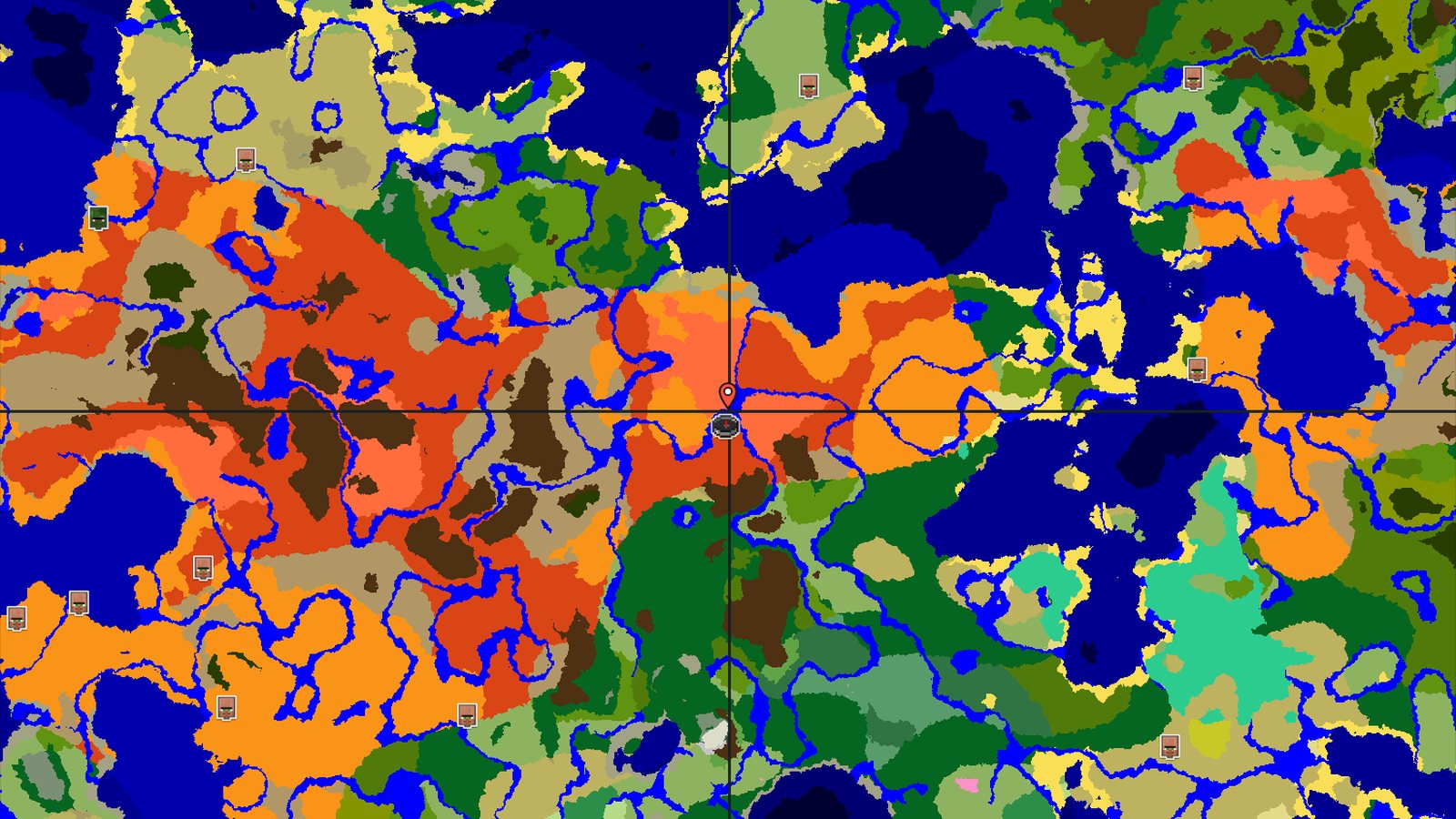 Badlands Spawn With Eroded Badlands Nearby — Minecraft seed preview