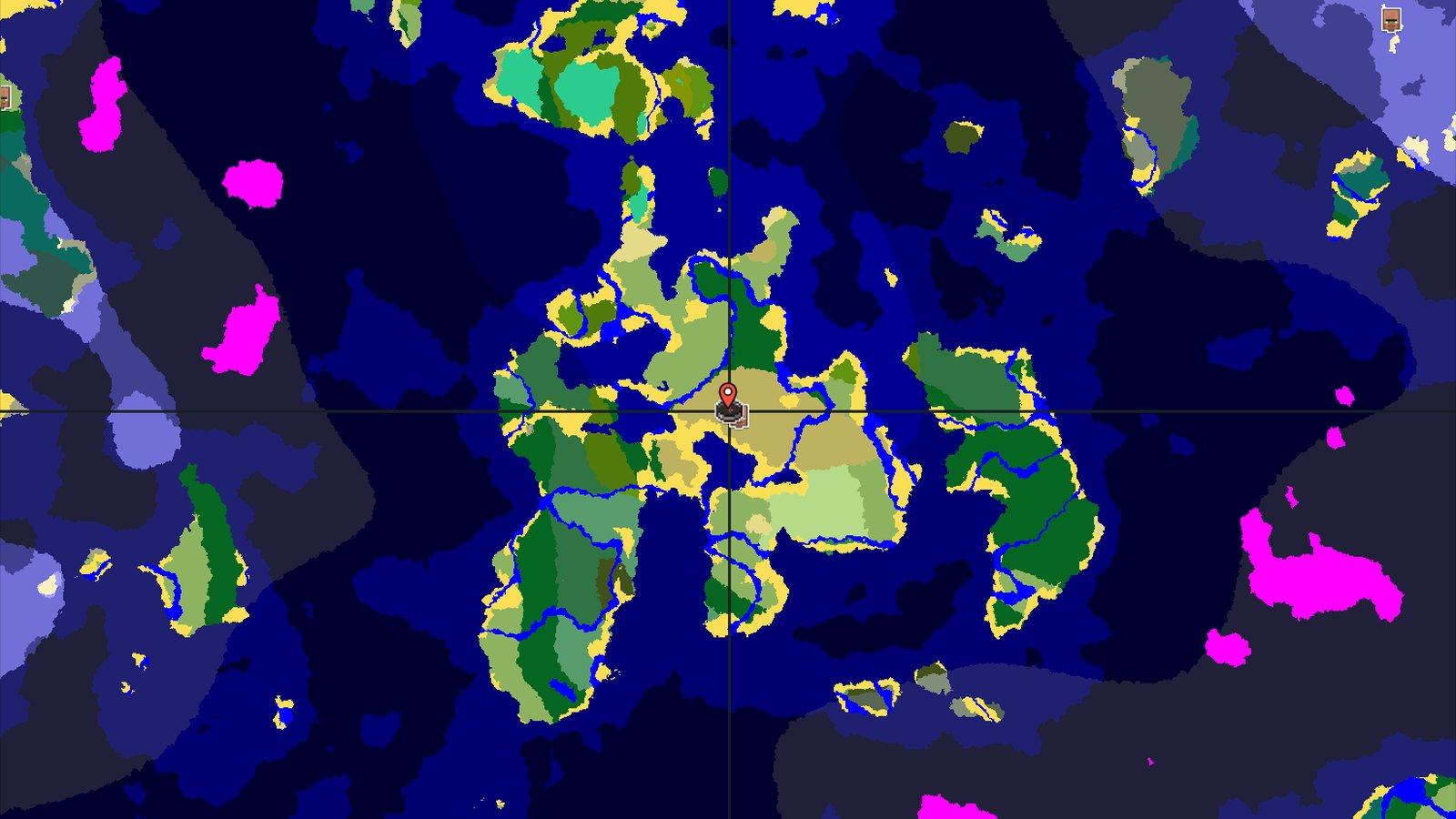 Savanna Spawn with a Village and Beach Nearby — Minecraft seed preview