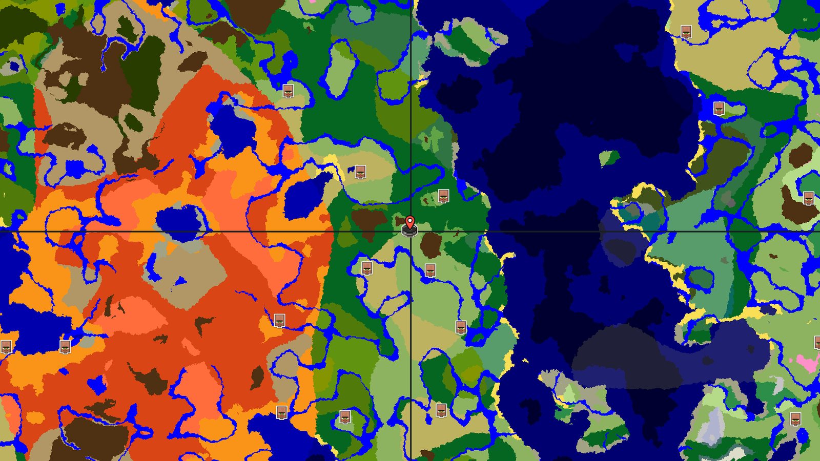 Meadow Spawn Near Trial Chambers and Village — Minecraft seed preview