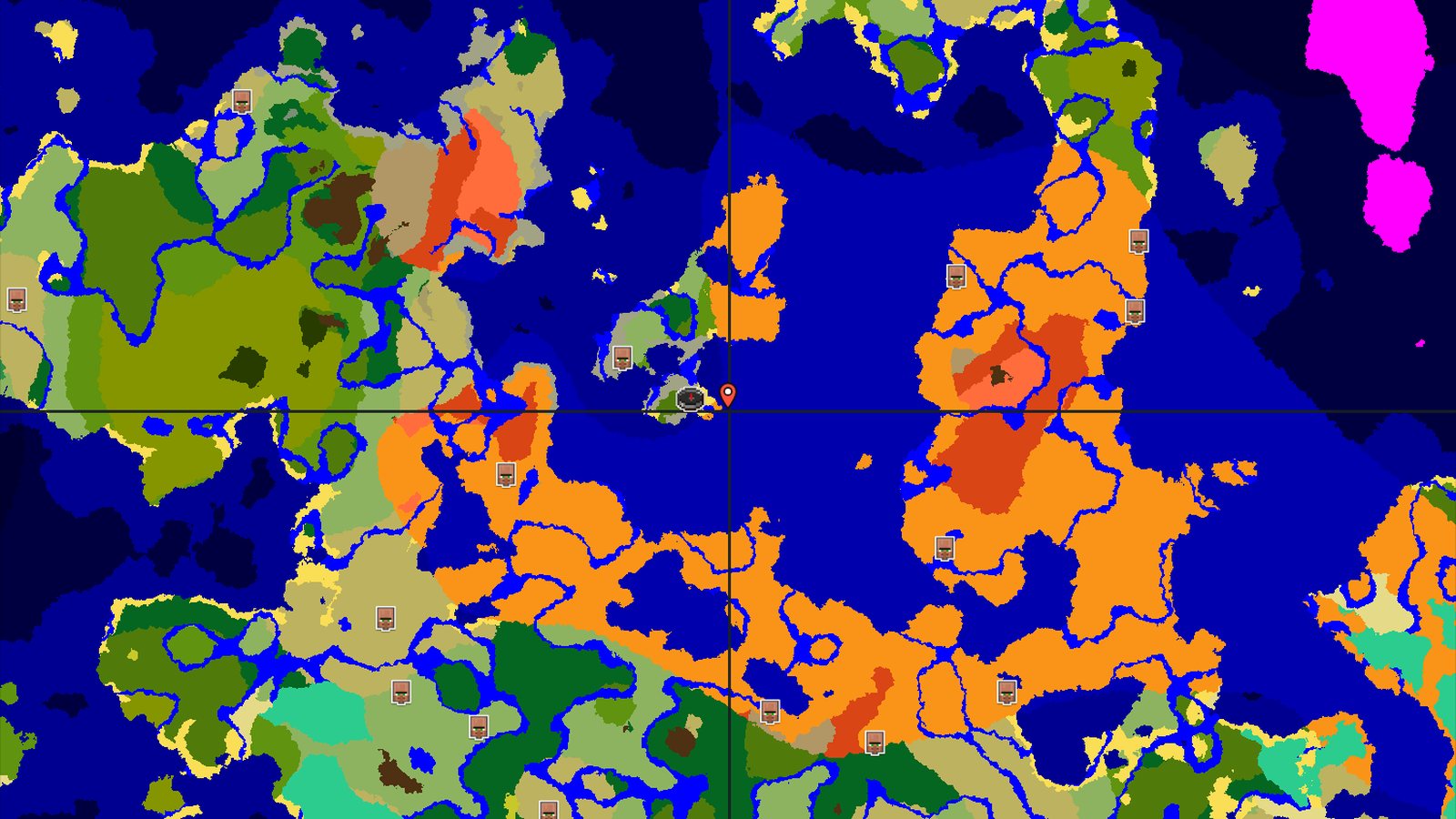 Jungle Island Spawn with Quick Access to Desert and Ocean — Minecraft seed preview