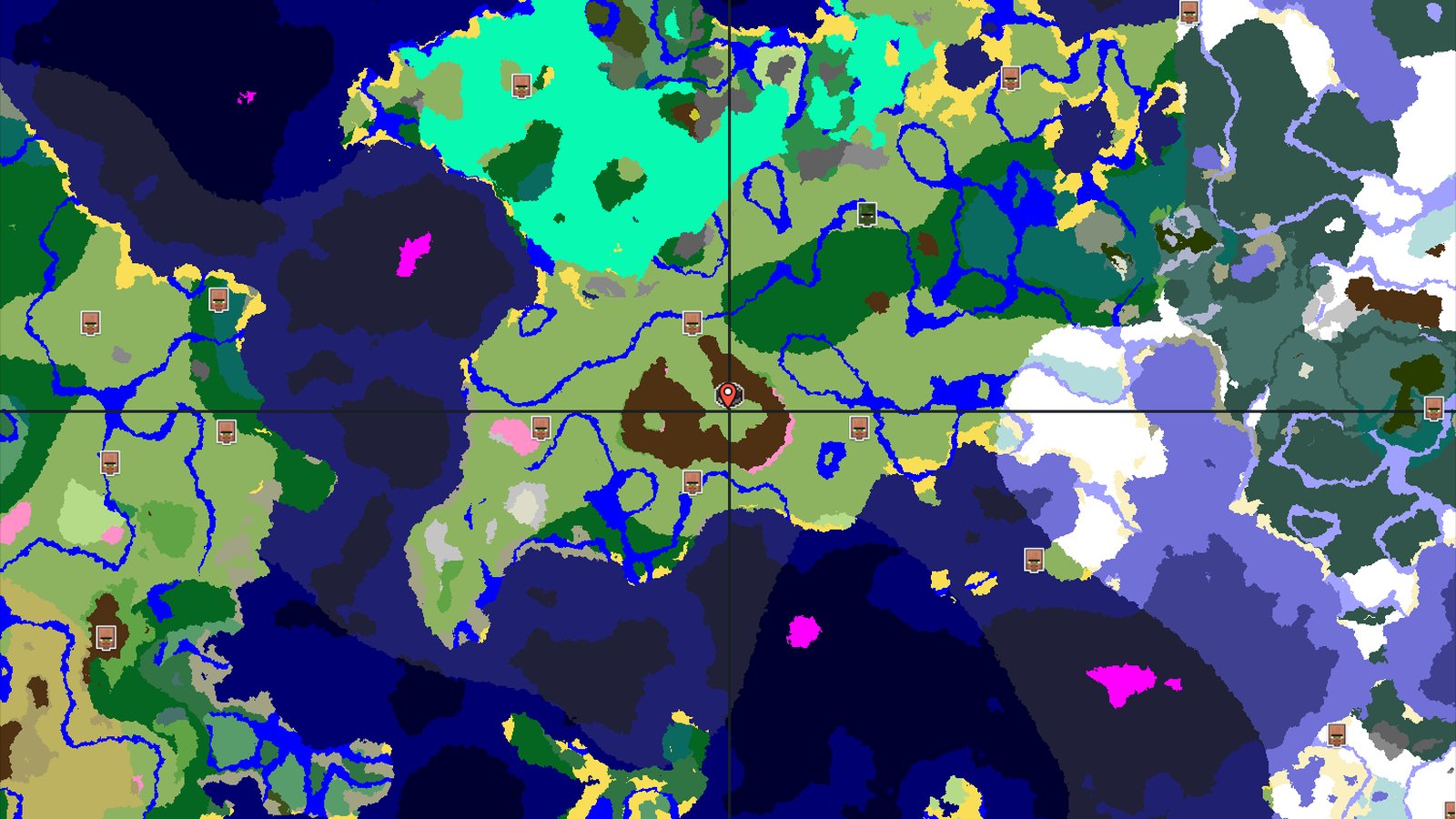 Cherry Grove Meets Ocean in a Diverse Landscape — Minecraft seed preview