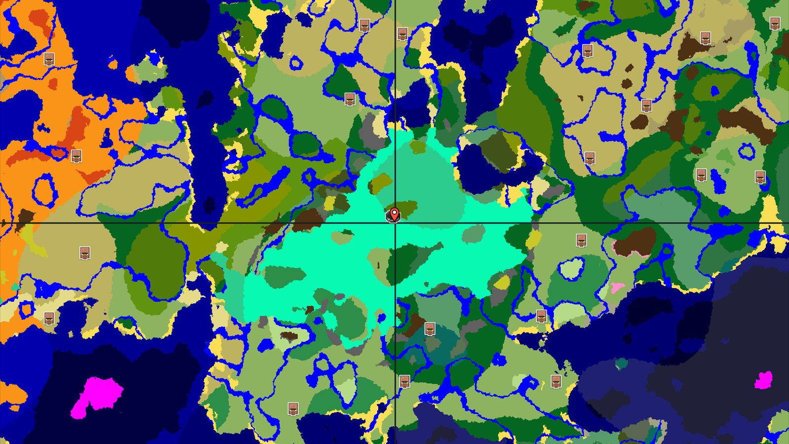 Swamp Spawn with Nearby Mangrove and Jungle — Minecraft seed preview