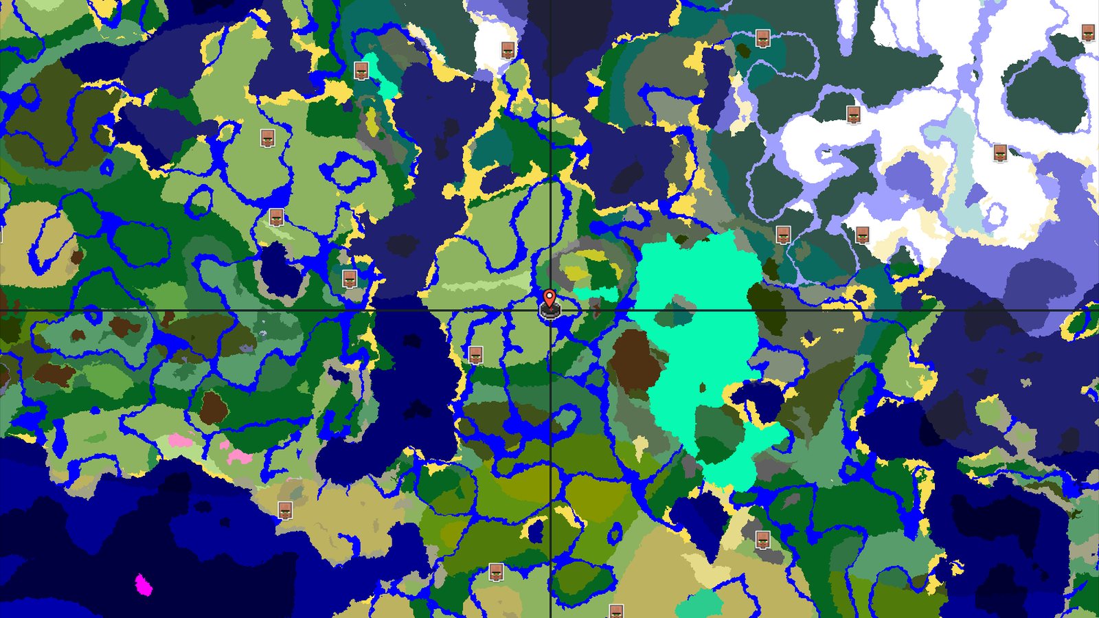 Woodland Mansion and Trail Ruins Near Spawn — Minecraft seed preview