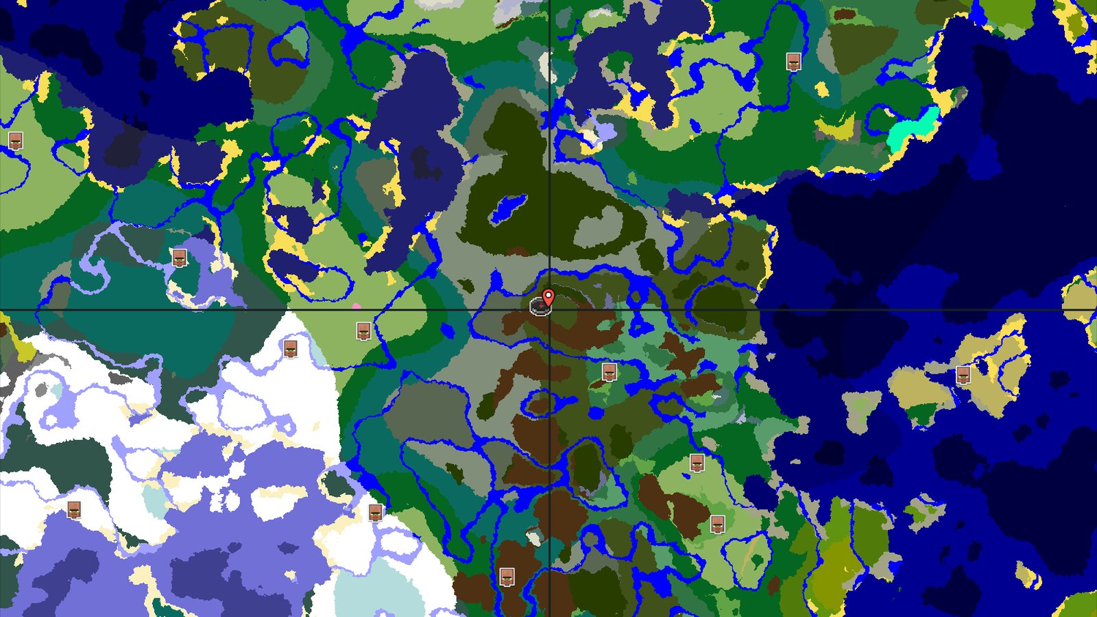 Spawn in a Dark Forest with a Rare Pale Garden nearby — Minecraft seed preview