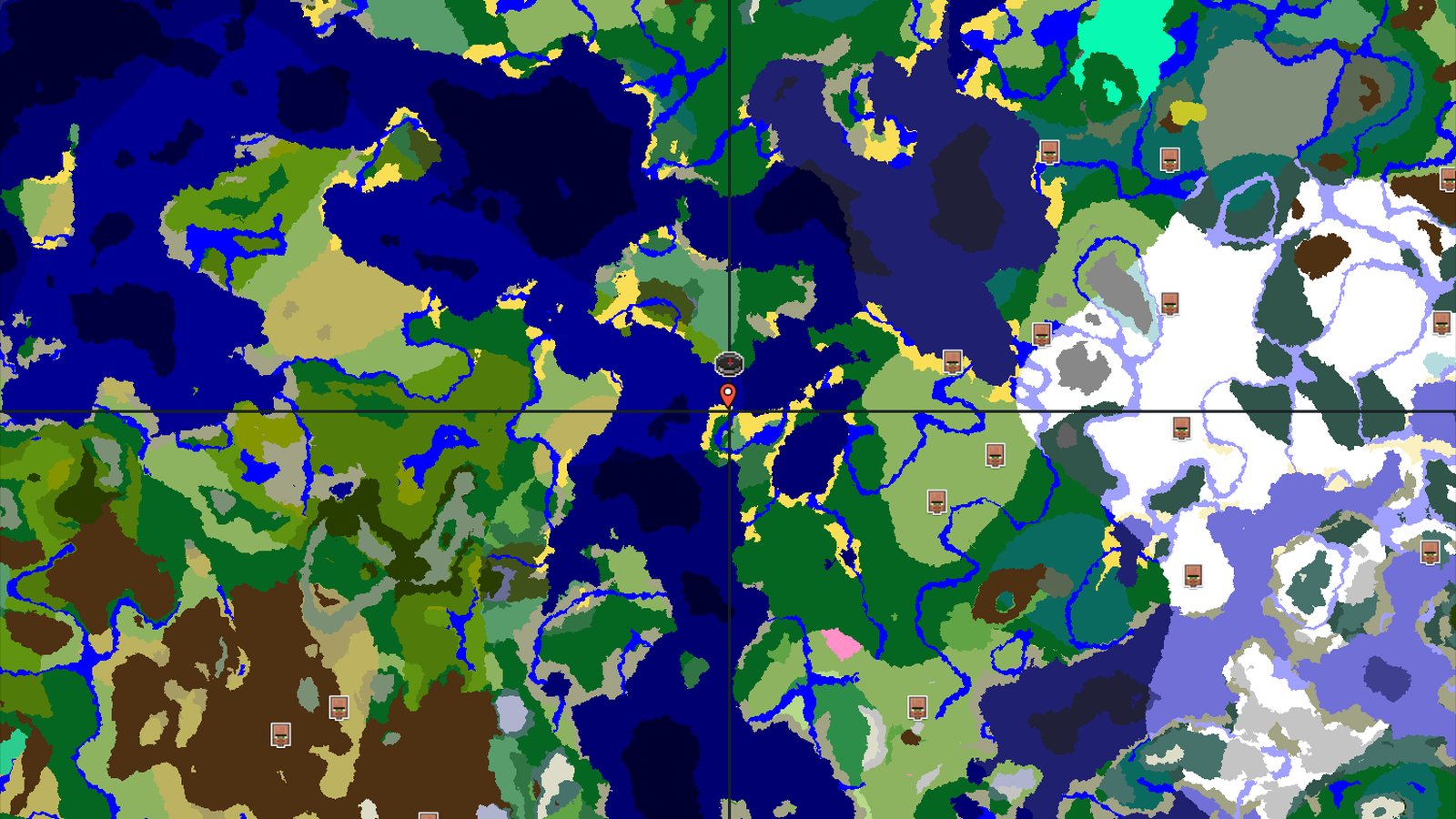 Spawn Near a Small Ocean Ruin with Fast Nether Access — Minecraft seed preview