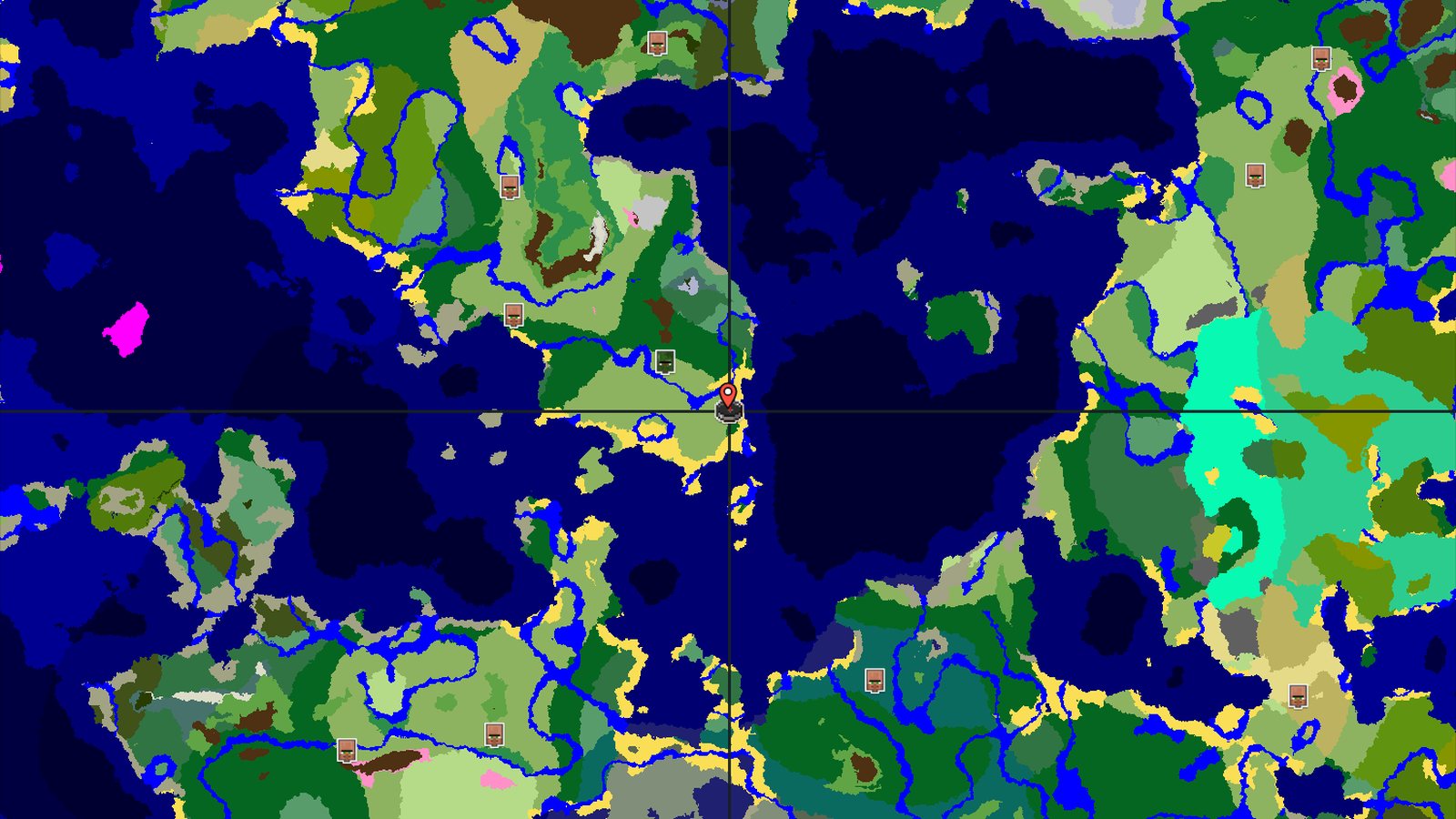 A Modest Start with Quick Access to Early Game Resources — Minecraft seed preview