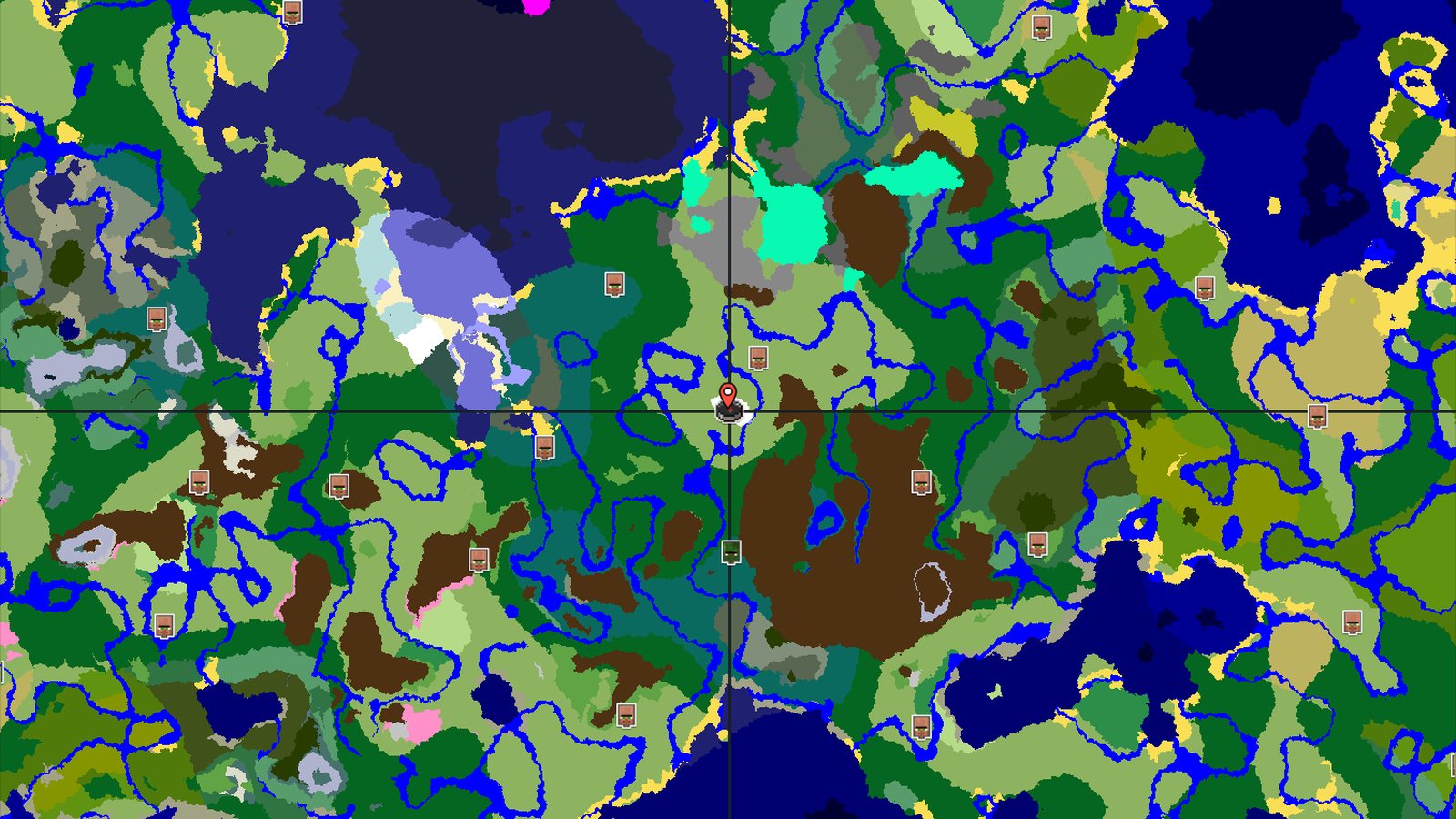 Snowy Plains Start with Close Igloo and Forest — Minecraft seed preview