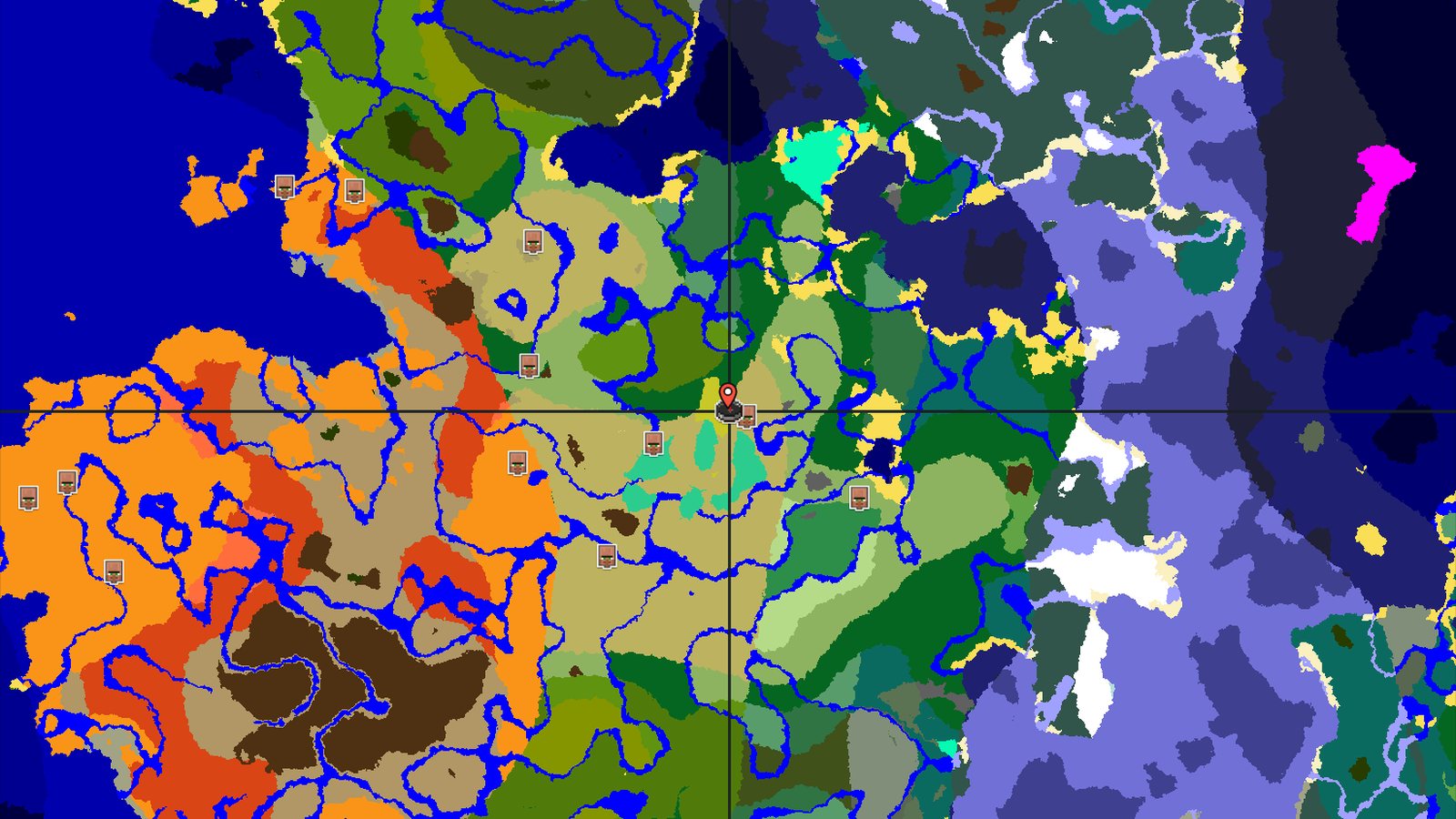 Savanna Spawn with a Mangrove Swamp Nearby — Minecraft seed preview