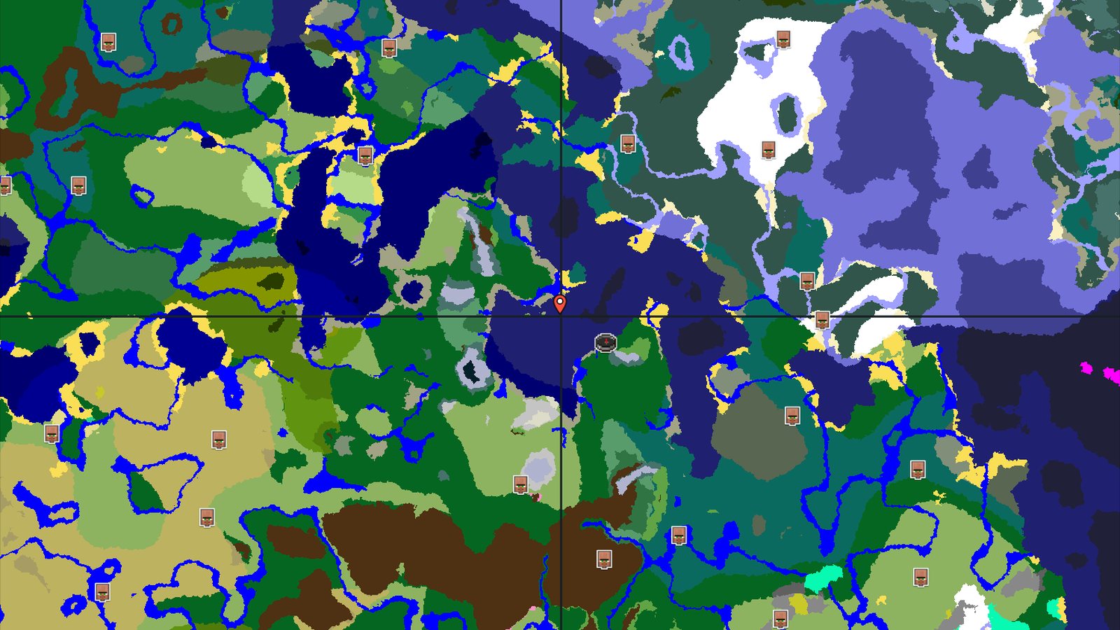 Spawn Near Icy Peaks and a Hidden Trial Chamber — Minecraft seed preview