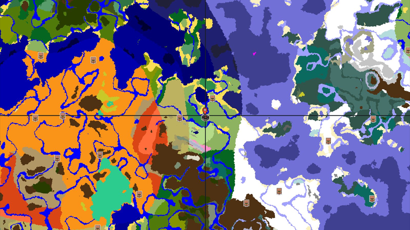 A Modest Start with Quick Underground Access — Minecraft seed preview