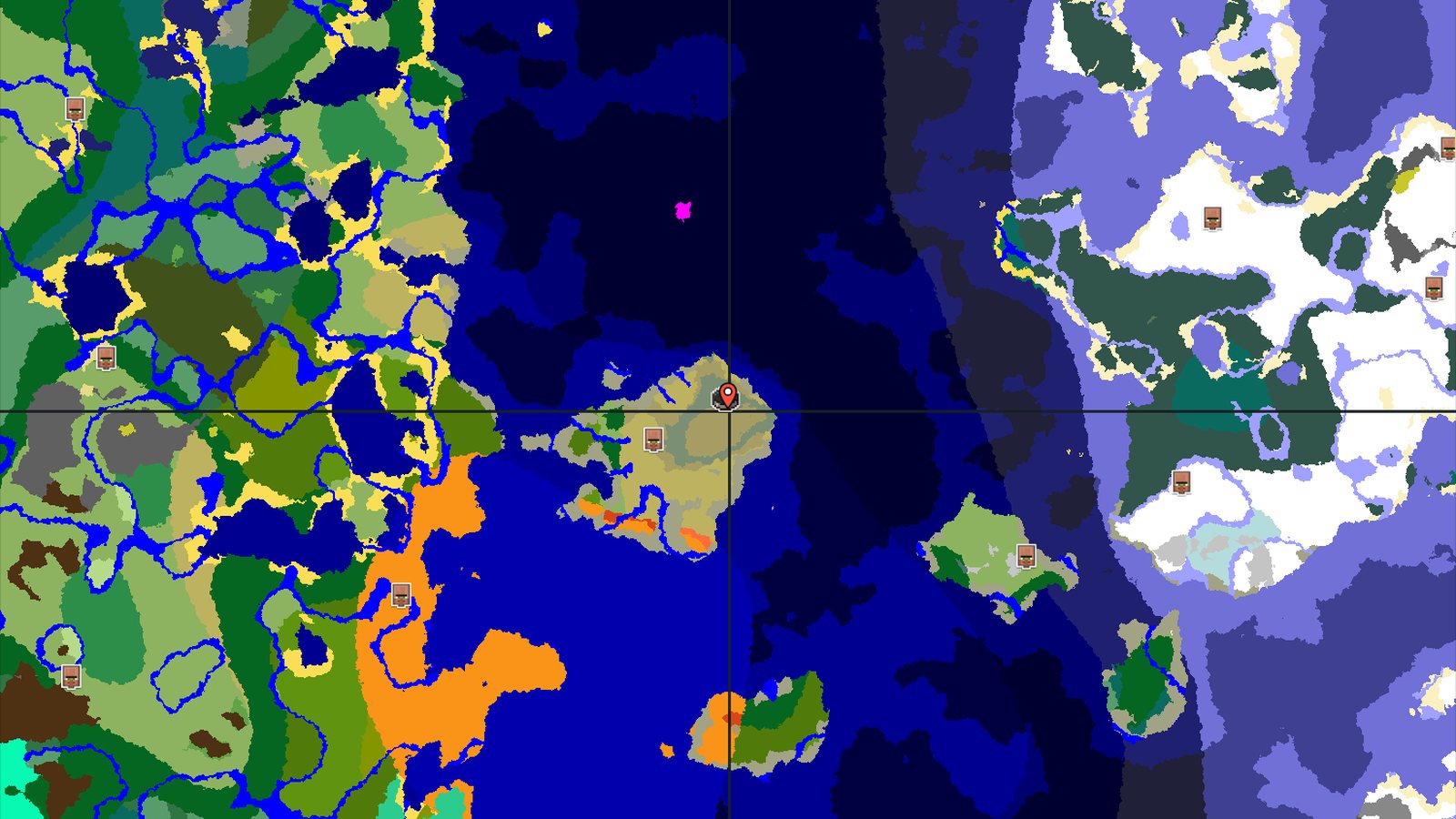 Island Spawn with Nearby Ocean Adventures — Minecraft seed preview