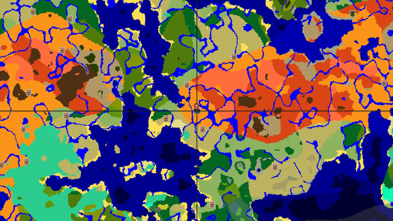 Desert Spawn with Nearby Pyramid and Trial Chambers — Minecraft seed preview