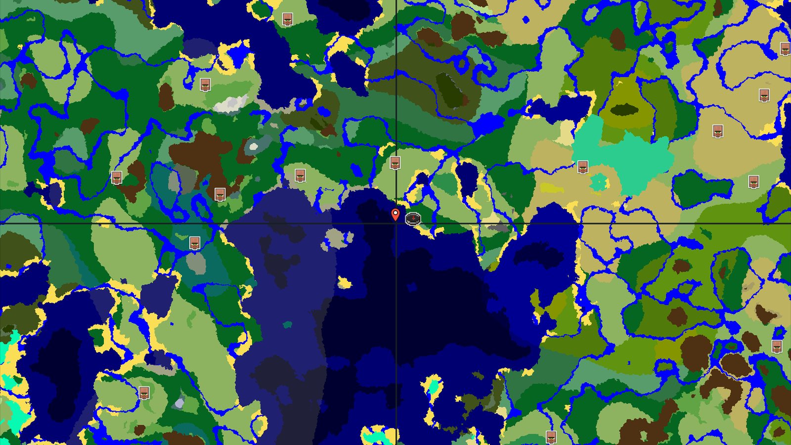 Spawn in Birch Woods, Near Ocean Features and Trial Chambers — Minecraft seed preview