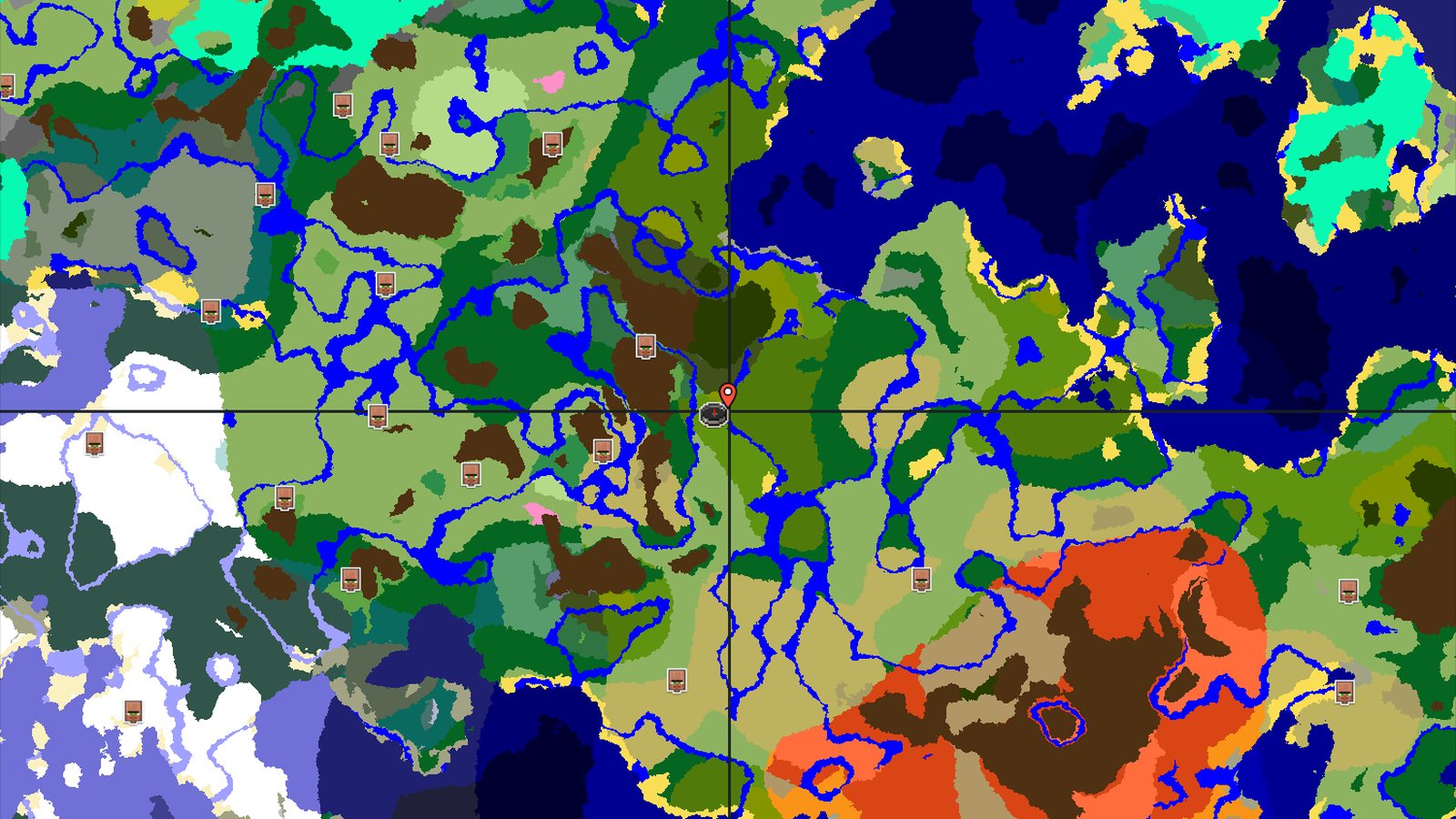 Spawn in Sparse Jungle, Bamboo Nearby — Minecraft seed preview