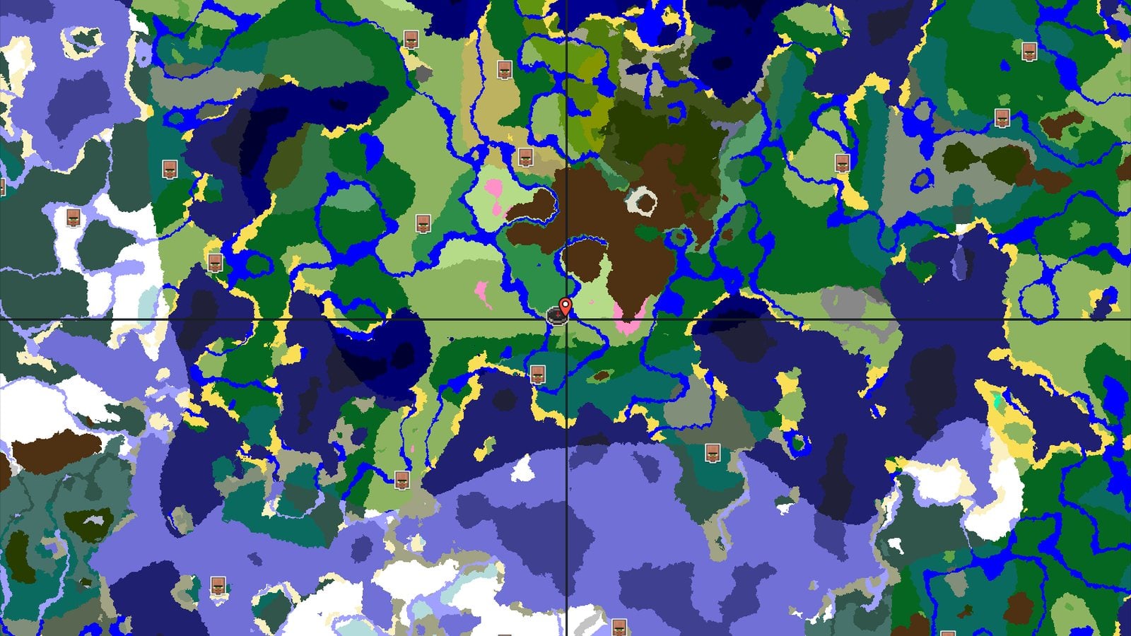 Spawn Near a Village With a Blacksmith and Cherry Grove — Minecraft seed preview