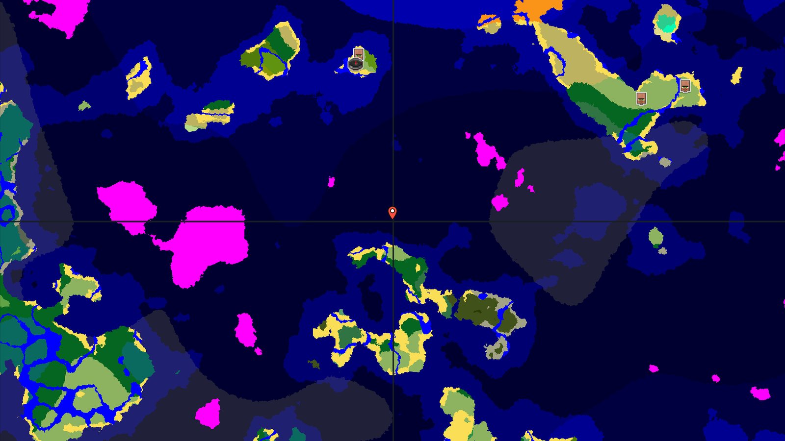 Mushroom Island and Ocean Monument Near Spawn — Minecraft seed preview