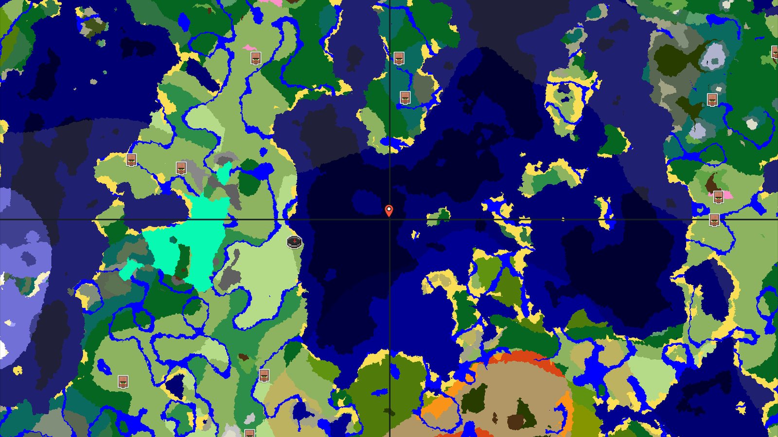 Trial Chambers Near Spawn with Ocean Ruins — Minecraft seed preview