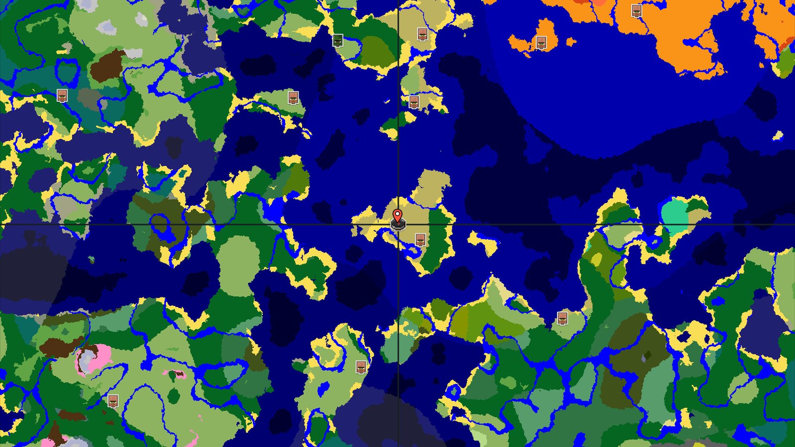 Savanna Start with Village, Buried Treasure, and Trial Chambers — Minecraft seed preview