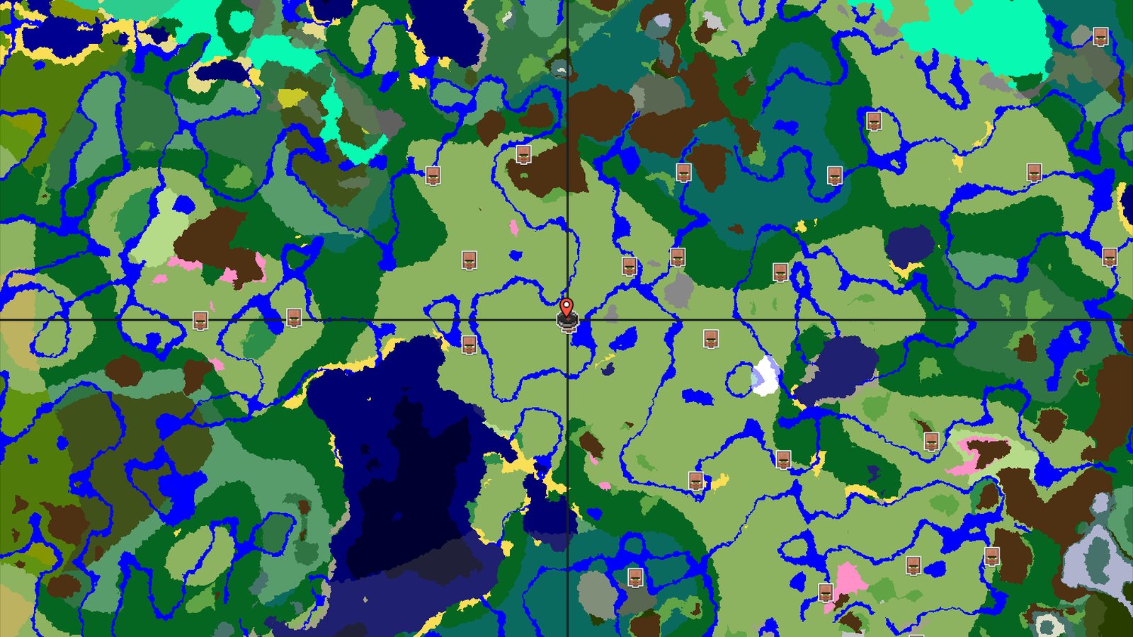 A Village and Cherry Grove Starter World — Minecraft seed preview