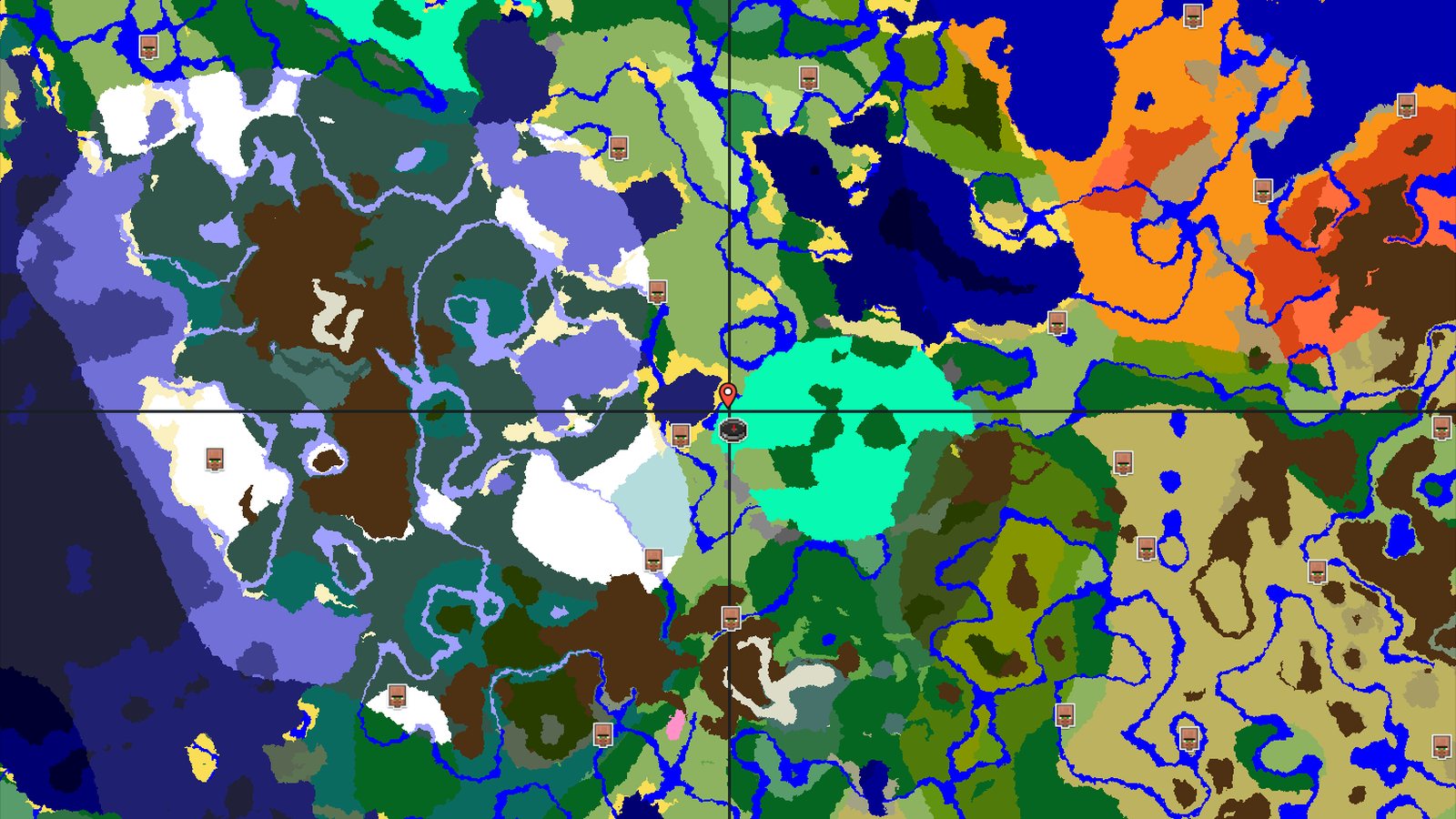 Swamp Spawn with Nearby Ice Spikes and Ancient City — Minecraft seed preview