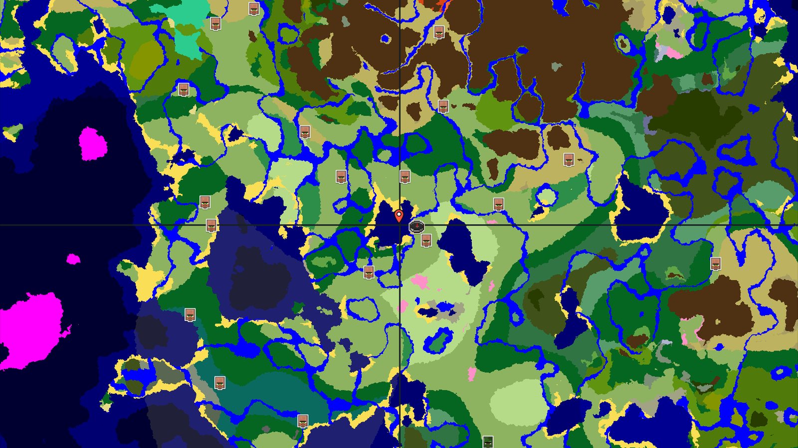 A Modest Start with Convenient Early Game Resources — Minecraft seed preview