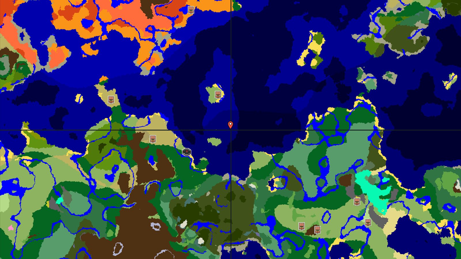 Island Spawn with Nearby Trial Chambers — Minecraft seed preview