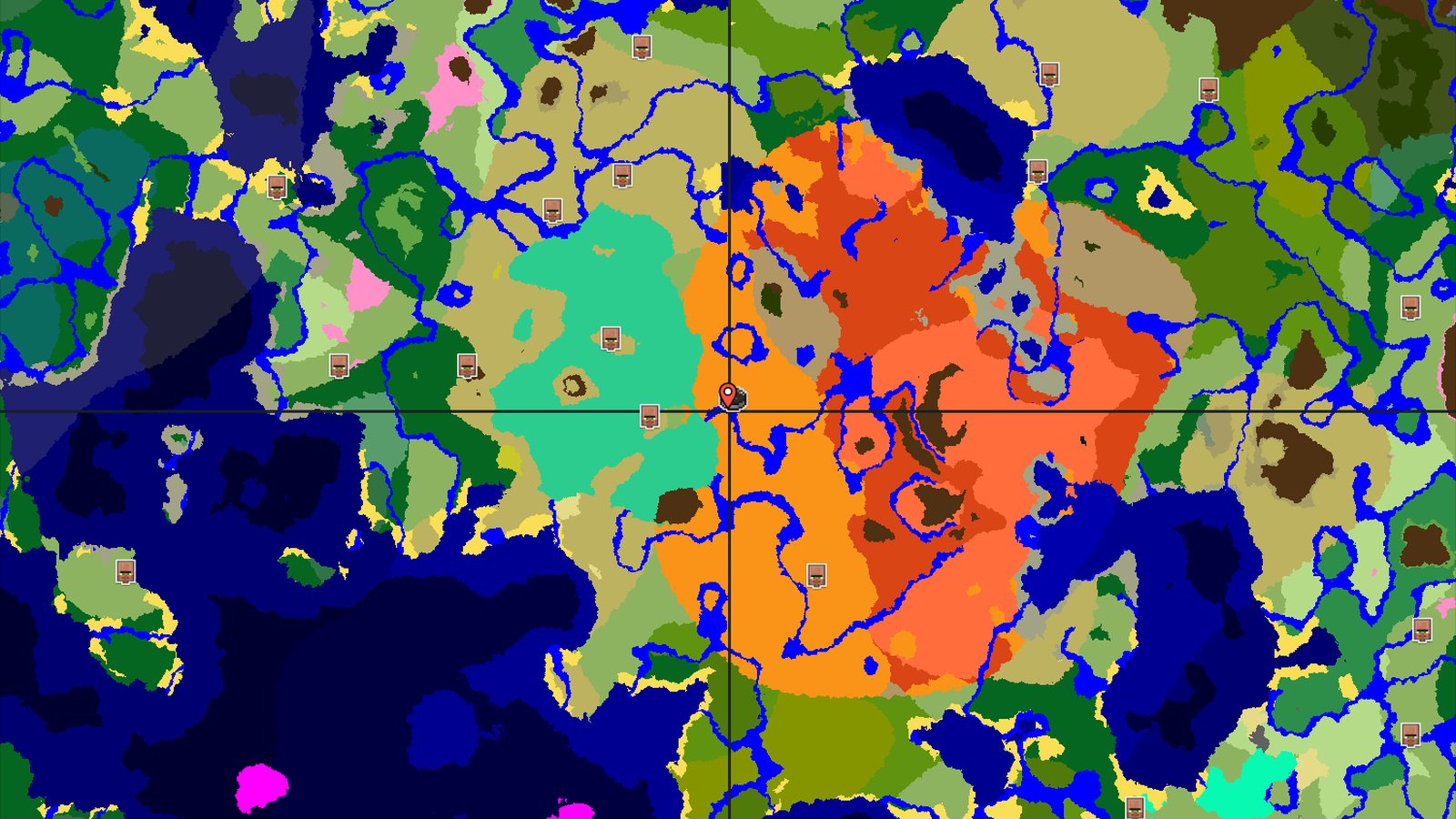 Desert Spawn with Nearby Mangrove Swamp — Minecraft seed preview