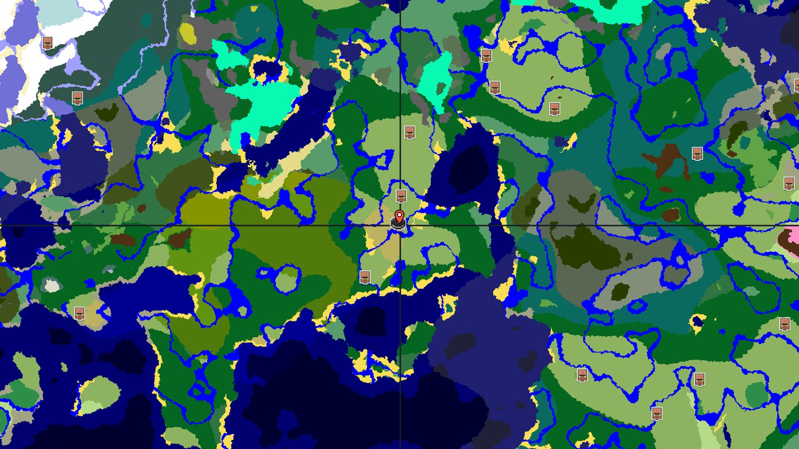 Spawn Next to a Village in Savanna Hills — Minecraft seed preview