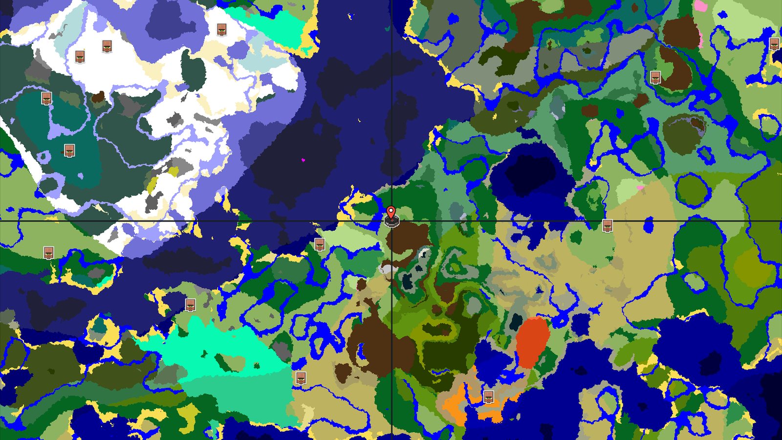 A Modest Start with Nearby Underground Treasures — Minecraft seed preview