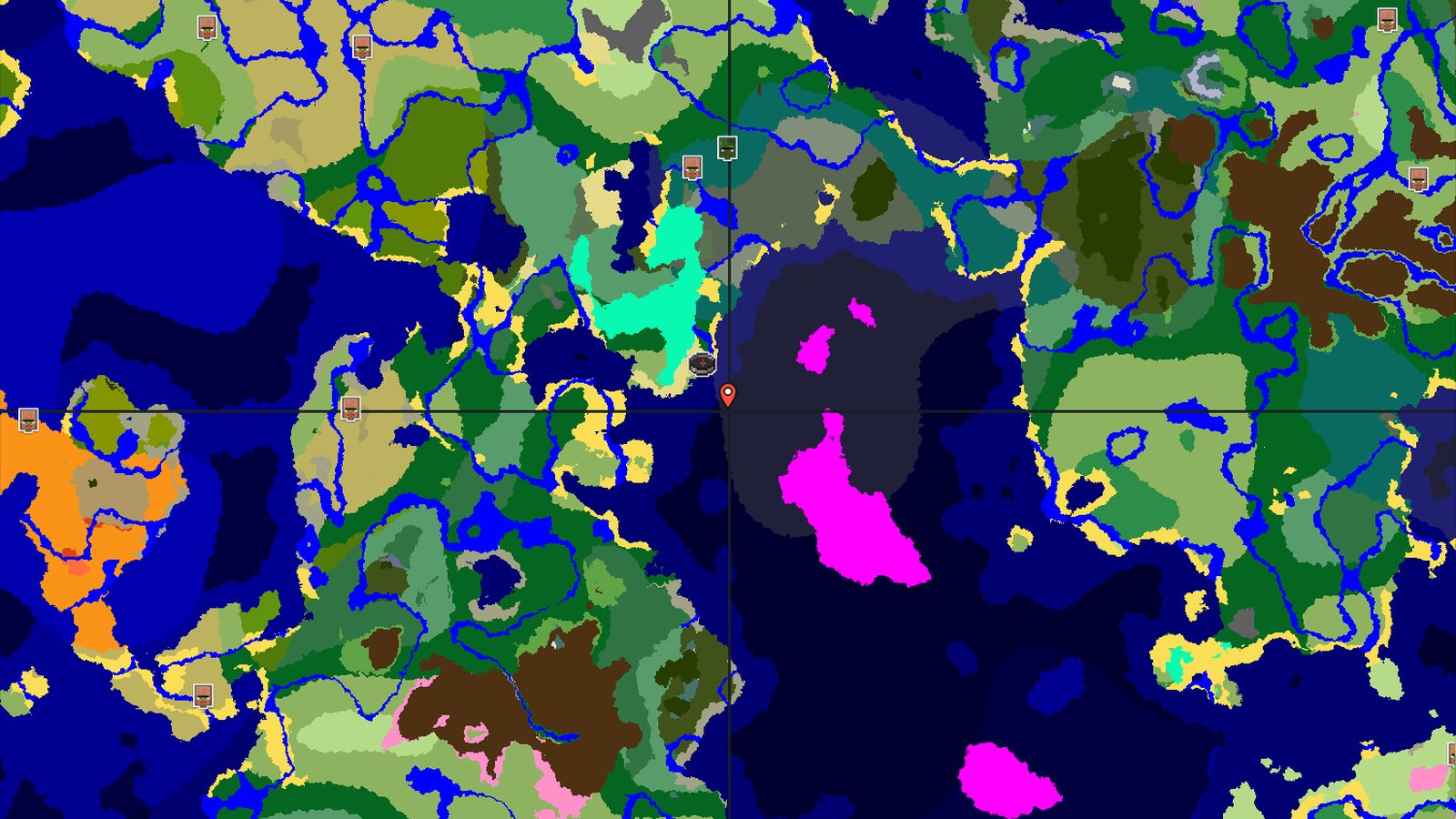 Spawn in Windswept Savanna with Mushroom Fields Nearby — Minecraft seed preview