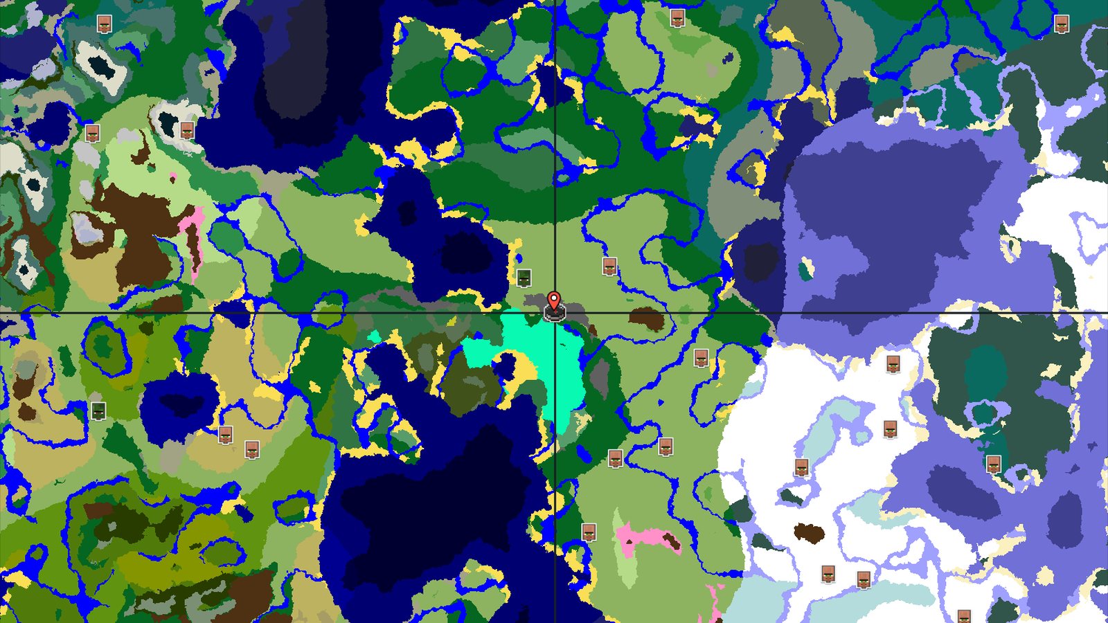Windswept Hills Spawn Near an Abandoned Village — Minecraft seed preview
