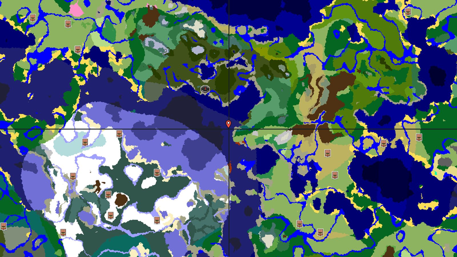 Dark Forest Spawn Near Woodland Mansion and Trial Chambers — Minecraft seed preview