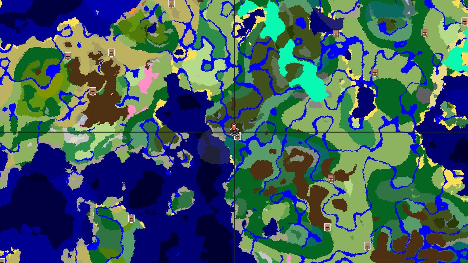 Meadow Spawn With Nearby Village and Trail Ruins — Minecraft seed preview