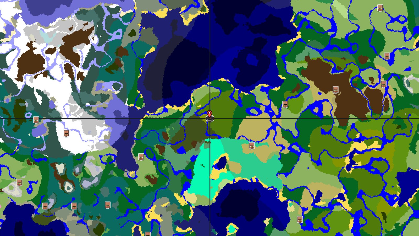 Jungle Spawn with Nearby Bamboo and Dark Forest — Minecraft seed preview