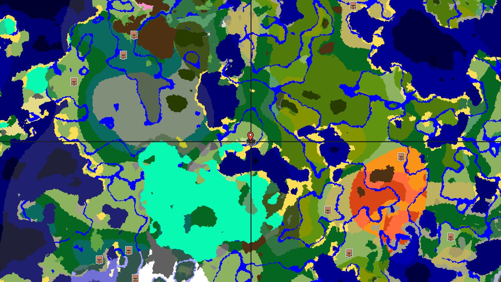 Woodland Mansion and Jungle Nearby — Minecraft seed preview