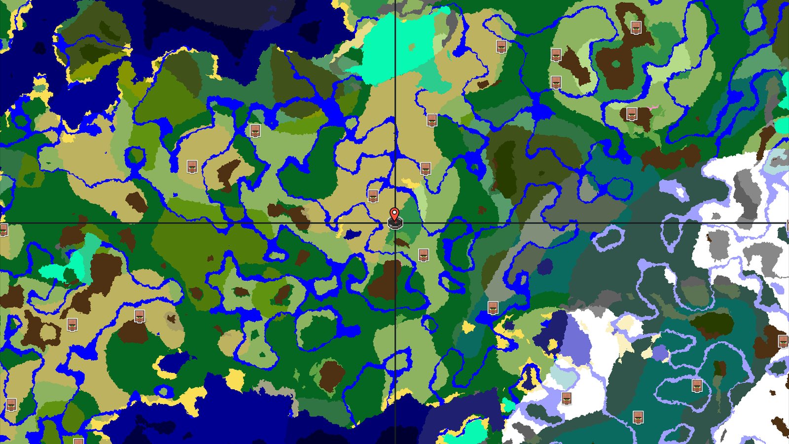 Flower Forest Spawn with Nearby Savanna and Village — Minecraft seed preview