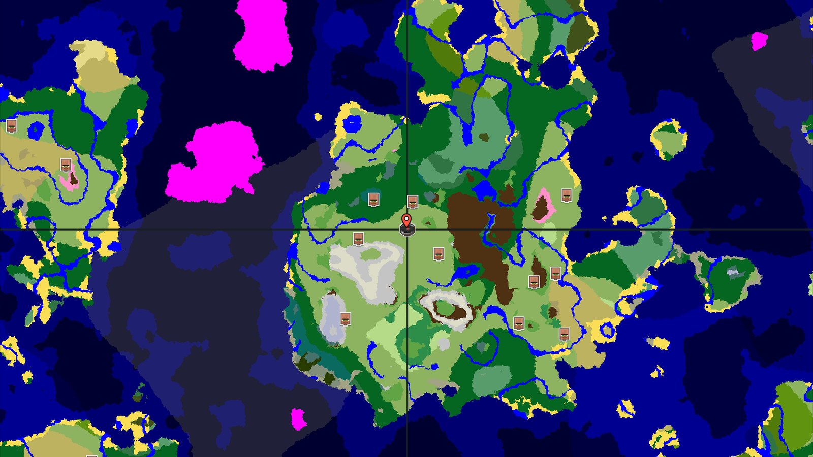 A Mountainous World with Diverse Biomes Near Spawn — Minecraft seed preview
