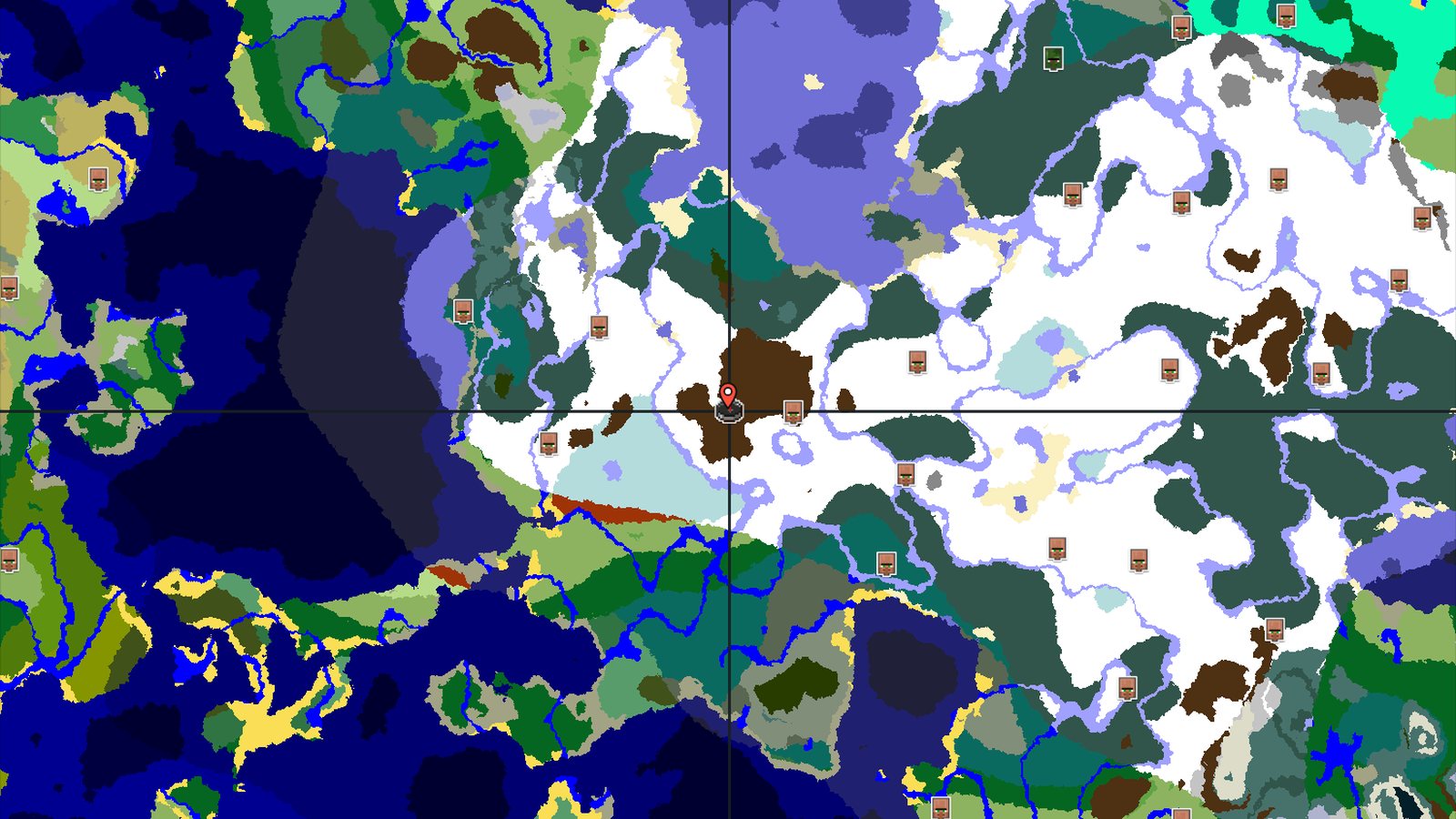 Trial Chambers in an Ice Spikes Biome — Minecraft seed preview