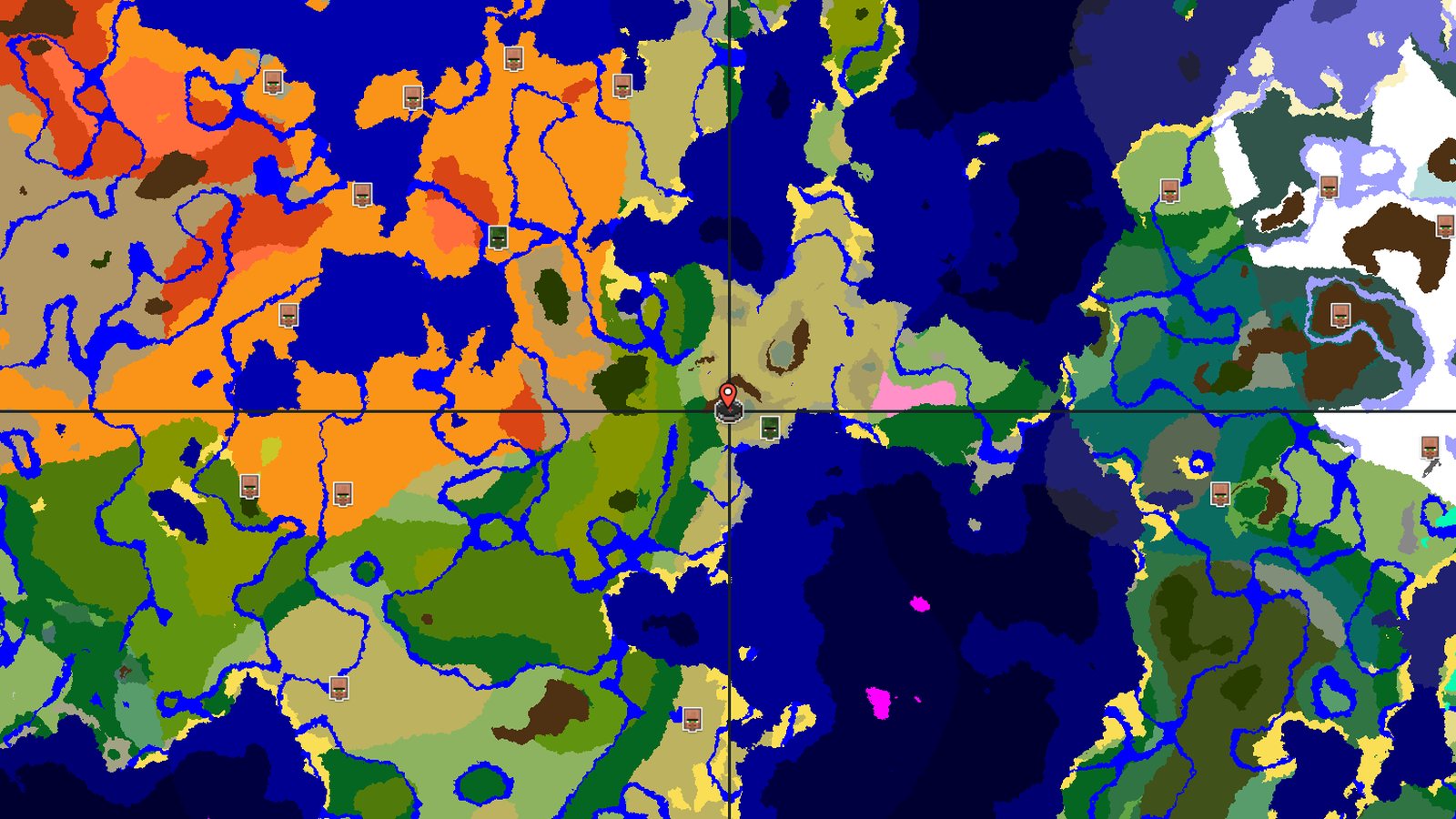 Savanna Plateau with an Abandoned Village Nearby — Minecraft seed preview