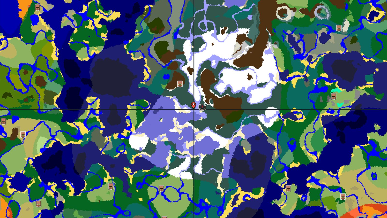 Snowy Taiga Spawn with Nearby Ancient City — Minecraft seed preview