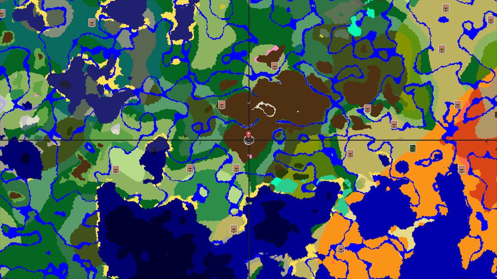 Plains Spawn with a Near Village and Cherry Grove — Minecraft seed preview