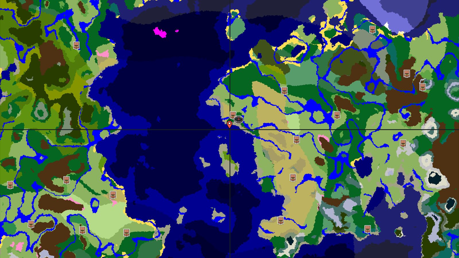 A Savanna Plateau With Nearby Structures — Minecraft seed preview