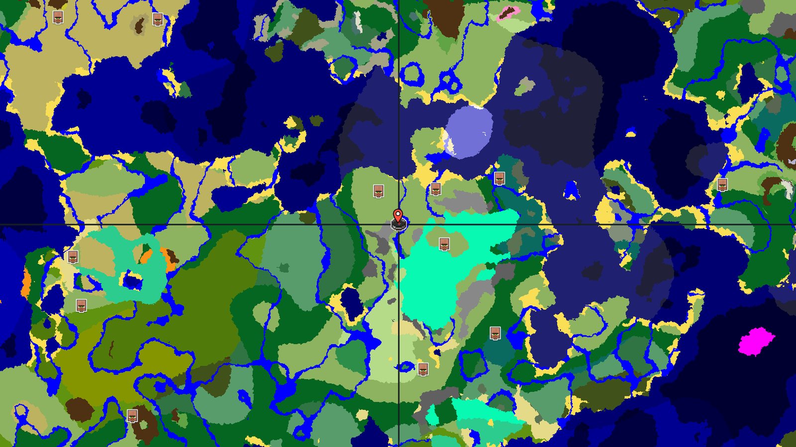Dappled Forest with a Nearby Flower Forest — Minecraft seed preview
