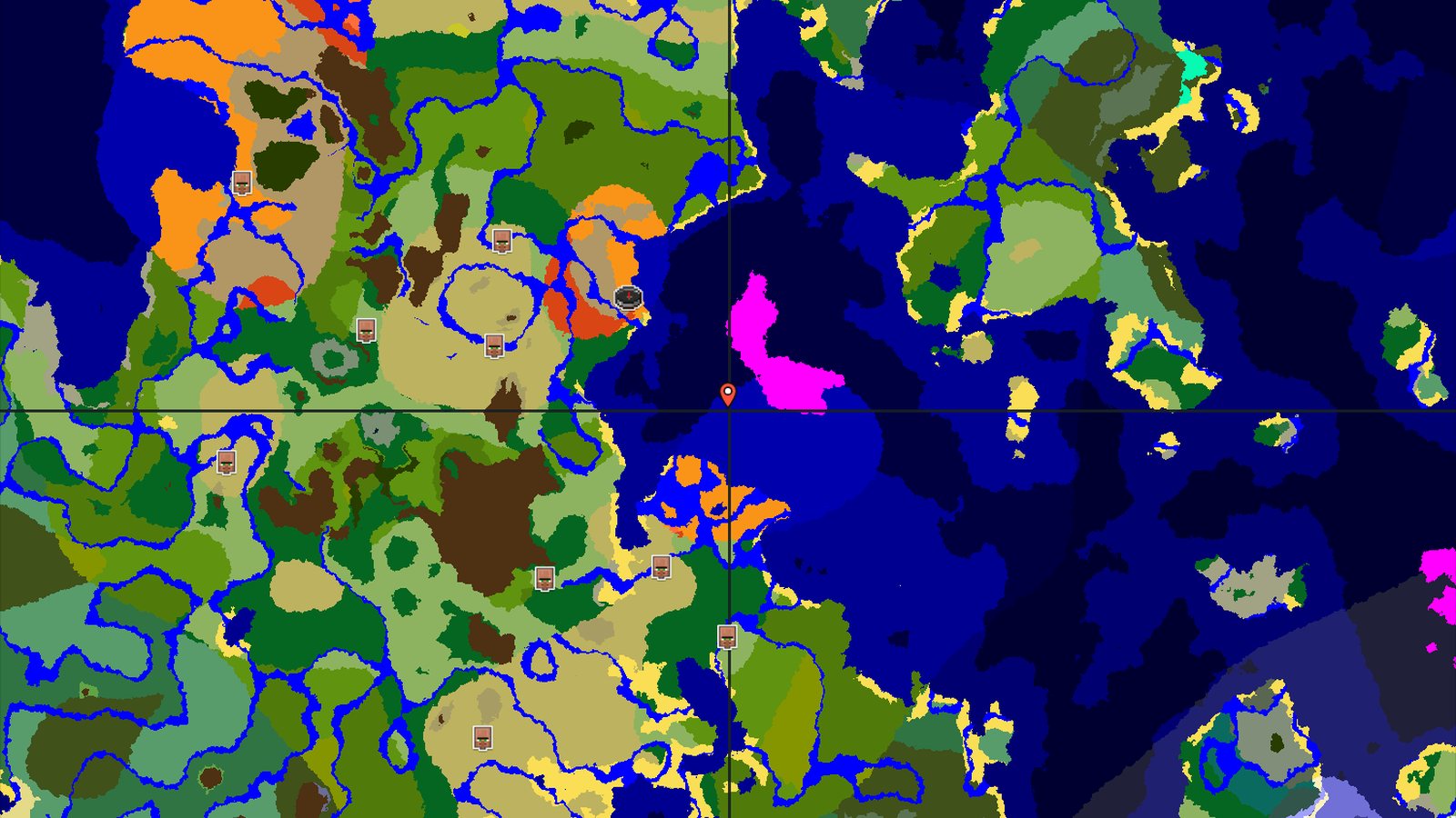Mushroom Fields Near Spawn with Varied Biomes — Minecraft seed preview