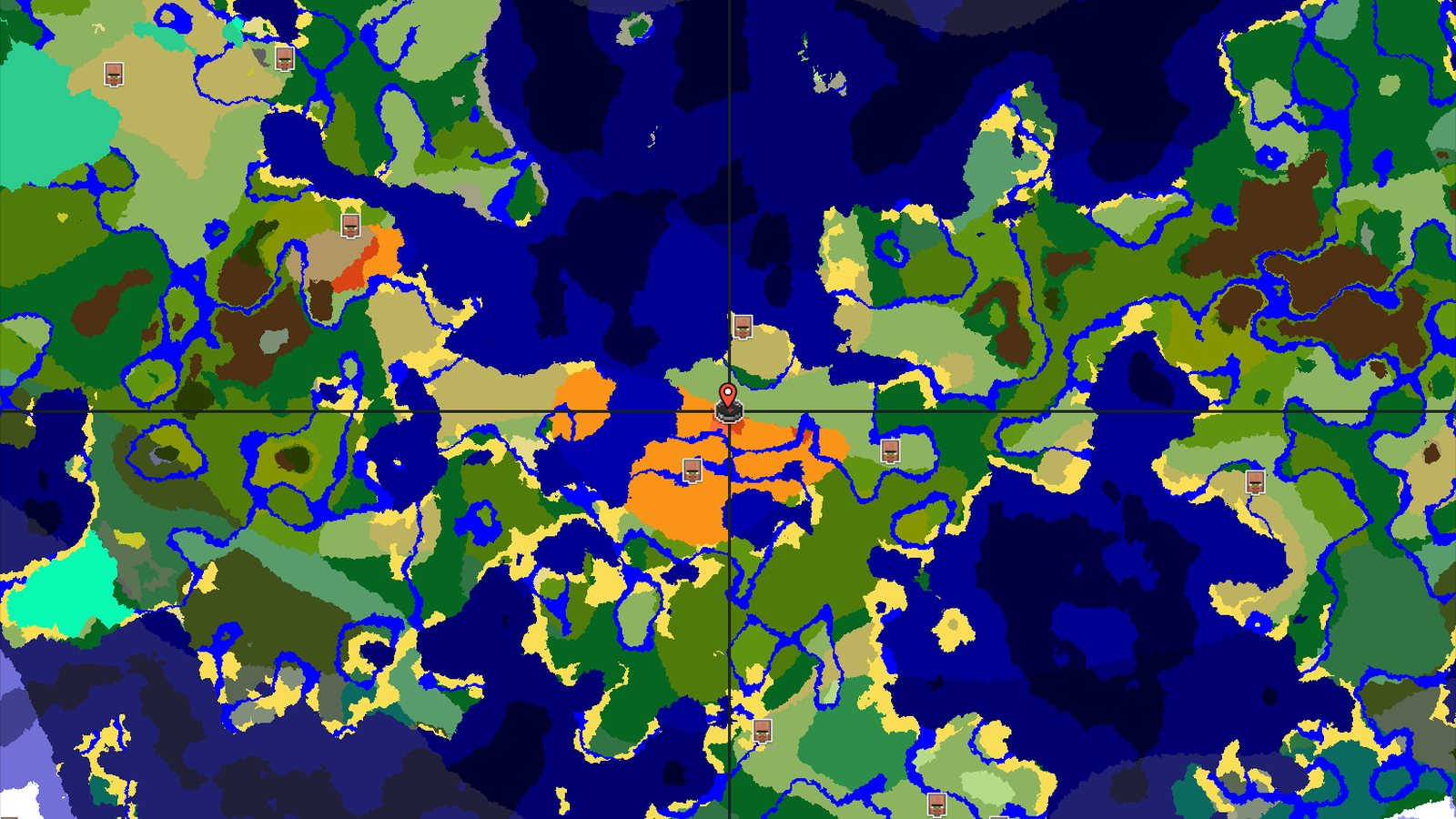 Badlands Spawn With Near Eroded Badlands — Minecraft seed preview