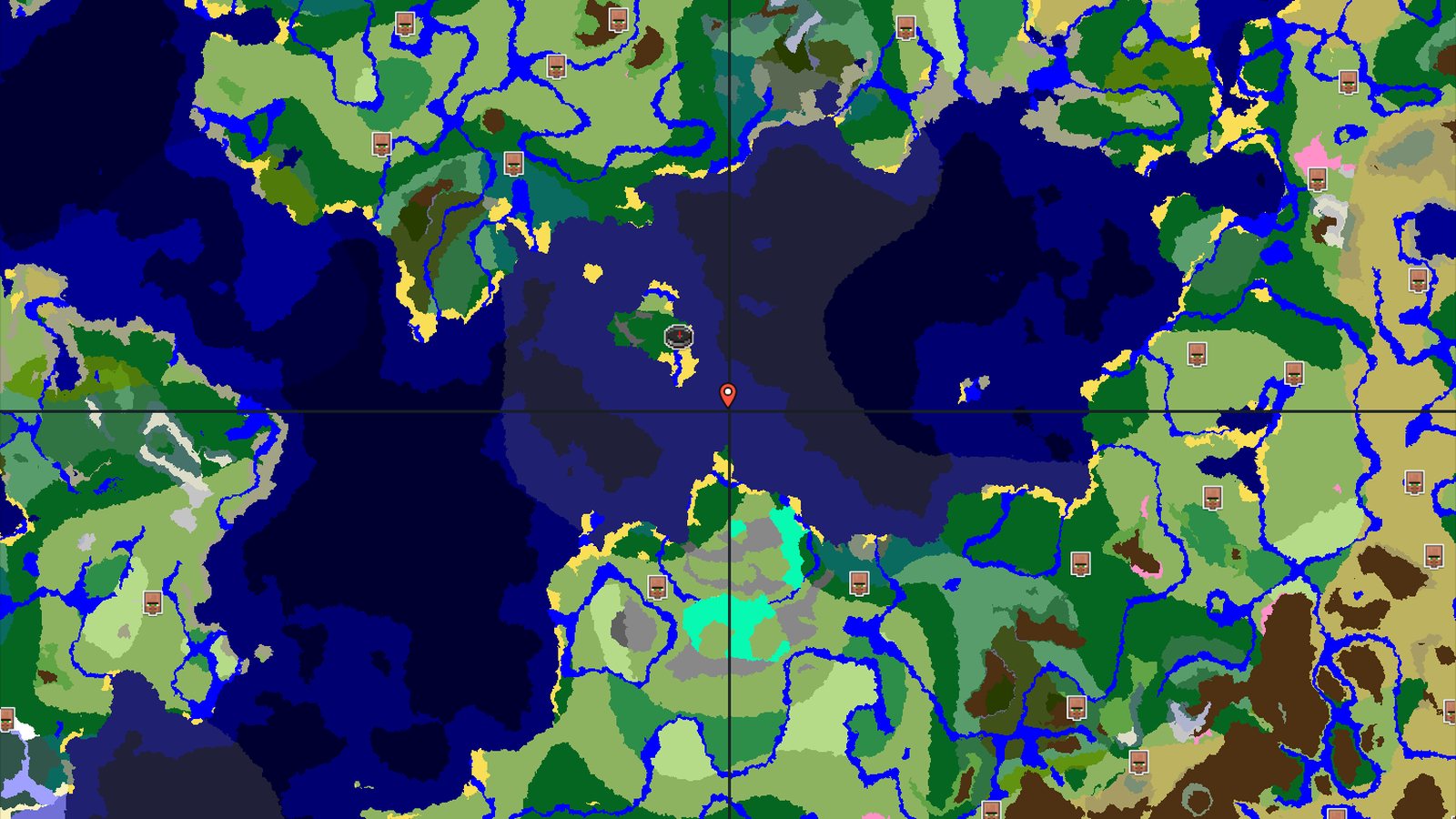 Ocean Ruin and Trial Chambers Near a Forest Spawn — Minecraft seed preview